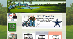 Desktop Screenshot of metrogolfcars.com